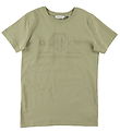 GANT T-shirt - Tonal Shield - Beige Green