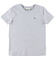 GANT T-paita - Shield - Light Grey Melange