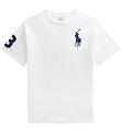 Polo Ralph Lauren T-shirt - White w. Navy