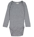 Smallstuff Bodysuit l/s - Light Grey Melange