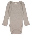 SmallstuffBody l/s - Nature Melange w. Pointelle