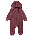 Smallstuff Onsie - Velour - Dark Rose