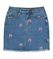 The New Skirt - TnJanet - Denim - Blue w. Rainbows