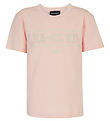 Emporio Armani T-Shirt - Rose av. Blanc