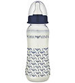 Emporio Armani Feeding Bottle - Plastic/Silicone - 240 mL - Navy