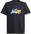 adidas Performance T-Shirt - GFX gellustreerd - Zwart