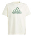 adidas Performance T-shirt - GFX-tillvxt Tee - Creme