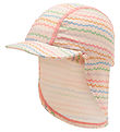 Hust and Claire Swim Hat - Fasai - UV50+ - Shrimp w. Print