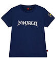 LEGO Ninjago T-Shirt - LWTano - Dark Navy m. Text