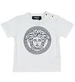 Versace T-shirt - White/Black w. Logo