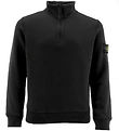 Stone Island Sweatshirt w. Zipper - Black