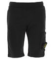 Stone Island Sweatshorts - Schwarz