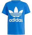 adidas Originals T-Shirt - Trefoil Tee - Blauw/Wit