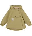 Mini A Ture Softshell Jacket w. Fleece - Wai - Boa Green
