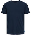 Jack & Jones T-Shirt - Noos - JjeBiologisch - Navy Blazer