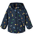 Name It Steppjacke - NbmMax - Dark Sapphire m. Print