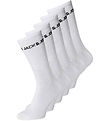 Jack & Jones Socken - JacBasic - 5er-Pack - Wei