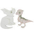 That's Mine Wall Hooks - Shane - 2-Pack - 9x9 cm - Dino