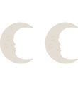 That's Mine Wall Hooks - Shane - 2-Pack - 9x9 cm - Moon