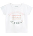 Zadig & Voltaire T-shirt - Amber - White w. Pink