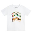Zadig & Voltaire Stuttermabolur - Toby - Hvítur M. Surfer