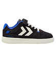 Hummel Schoenen - St. Power Play Suede Jr - Obsidiaan