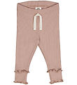Müsli Leggings - Cozy Me Rib - Rose Wood