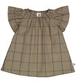 Müsli Kleid - Scheck - Cashew
