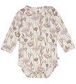 Müsli Romper l/s - Krokus - Conditioner Cream/Orchid/Maïs