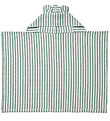 Liewood Hooded Towel - Vilas - Stripes Peppermint/White
