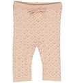 Msli Trousers - Knitted Needle - Conditioner Rose