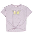 Msli T-Shirt - Krokus - Orchid m. Print