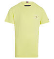 Tommy Hilfiger T-shirt - TH Logo Tee - Yellow Tulpan