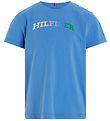 Tommy Hilfiger T-Shirt - Monotype Tee - Blue Zauber