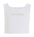 Tommy Hilfiger Top - Monotype Rib - Wit