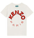 Kenzo T-Shirt - Ivory av. Rouge