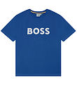 BOSS T-Shirt - Elektrisch Blue m. Wit