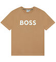 BOSS T-shirt - Stone w. White