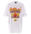 New Era Stuttermabolur - NBA - Lakers - Hvítur