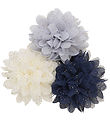 Creamie pingles  fleurs - 3 Pack - Indigo Blue