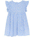 Creamie Klänning - Flower Crepe - Bel Air Blue