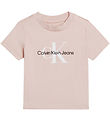 Calvin Klein T-Shirt - Monogramm - Sepia Rose