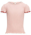 Minimalisma T-shirt - Flower - Silk/Cotton - Sweet Rose