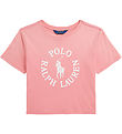 Polo Ralph Lauren T-shirt - Pink w. White