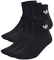 adidas Originals Socken - Mid Knöchel - 6er-Pack - Schwarz