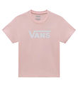 Vans T-shirt - Gr Flying V Crew Girls - Medium+ Pink
