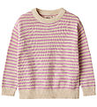 Wheat Blouse - Knitted - Chris - Iris Stripe