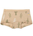 Joha Hipsters - Wool/Silk - Beige w. Cactus