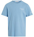Calvin Klein T-shirt - Stack Logo - Tassel Blue