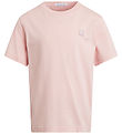 Calvin Klein T-Shirt - Mono Mini Badge - Spia Rose